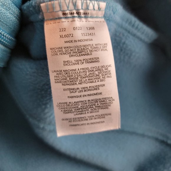 Columbia Jacket Womens Blue Fleece Full Zip Pockets Outdoors Gorpcore Light - Picture 10 of 10